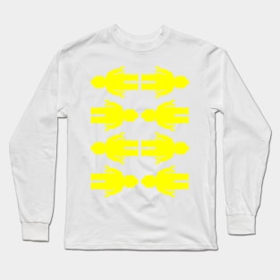 8 x Minifig Stickers Long Sleeve T-Shirt